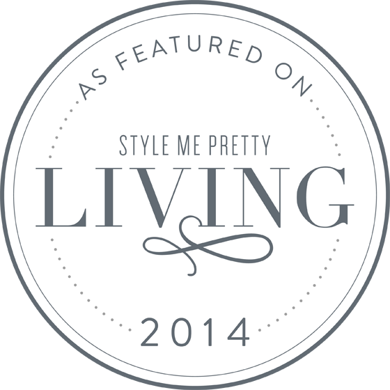 as seen on Style Me Pretty Living